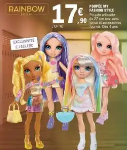 E.Leclerc POUPÉE MY FASHION STYLE offre