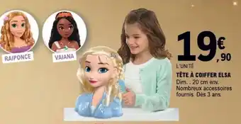 E.Leclerc TÊTE À COIFFER ELSA offre
