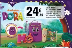 E.Leclerc SAC À DOS ET ACCESSOIRES DORA offre
