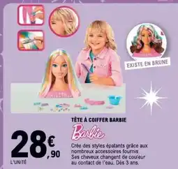 E.Leclerc Tête à coiffer Barbie offre