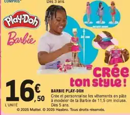 E.Leclerc BARBIE PLAY-DOH offre