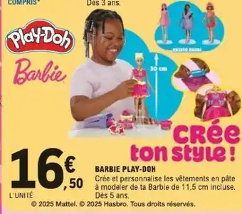 E.Leclerc BARBIE PLAY-DOH offre