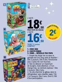 E.Leclerc Croc Dog offre