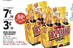 E.Leclerc BIÈRE ORIGINAL “DESPERADOS” offre