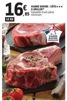 E.Leclerc Viande Bovine : Côte offre