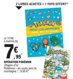 E.Leclerc Opération Pokémon offre