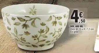 E.Leclerc BOL 480 ML offre