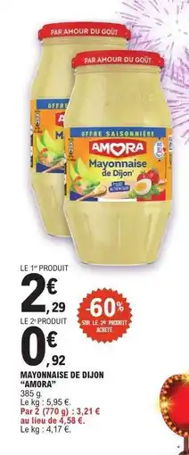 E.Leclerc Mayonnaise De Dijon Amora offre