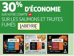 Auchan LABEYRIE Sur les saumons et truites fumés offre