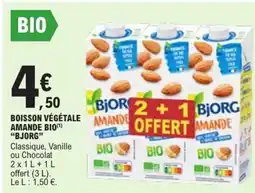 E.Leclerc BJORG Boisson végétale amande bio offre
