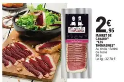 E.Leclerc MAGRET DE CANARD “LES THOMASINES” offre