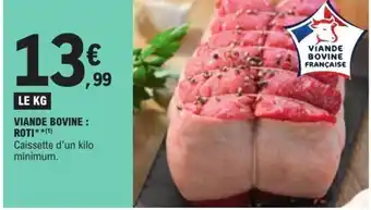 E.Leclerc Viande bovine roti offre