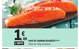 E.Leclerc Pavé de saumon désarêté offre
