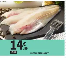 E.Leclerc Filet de cabillaud offre