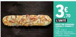 E.Leclerc Baguettine gourmande lardons et oignons offre