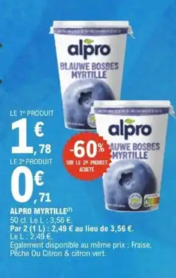 E.Leclerc ALPRO Myrtille offre