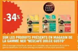 E.Leclerc NESCAFÉ DOLCE GUSTO Sur les produits présents en magasin de la gamme neo offre