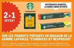 E.Leclerc STARBUCKS Sur les produits présents en magasin de la gamme capsules offre