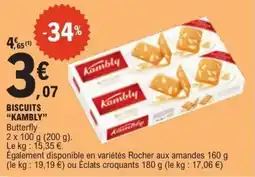 E.Leclerc KAMBLY Biscuits offre