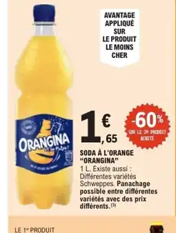 E.Leclerc ORANGINA Soda à l'orange offre