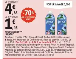E.Leclerc LENOR Adoucissant offre