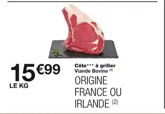 Monoprix Côte à griller viande bovine offre