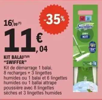 E.Leclerc SWIFFER Kit balai offre