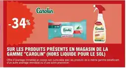 E.Leclerc CAROLIN Sur les produits présents en magasin de la gamme offre