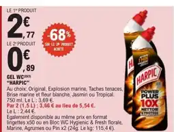 E.Leclerc HARPIC Gel wc offre