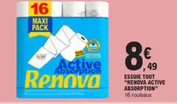E.Leclerc RENOVA Essuie tout active absorption offre