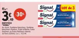 E.Leclerc SIGNAL Dentifrice offre