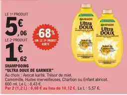 E.Leclerc ULTRA DOUX DE GARNIER Shampooing offre