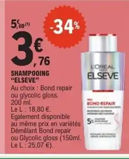 E.Leclerc ELSEVE Shampooing offre