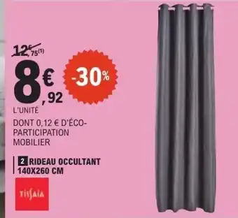 E.Leclerc Rideau occultant offre