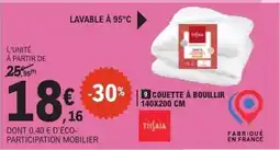 E.Leclerc Couette à bouillir offre