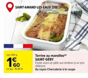 SAINT-GÉRY Terrine au maroilles