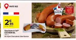 Carrefour COCHON'AIL Saucisson à l'ail offre