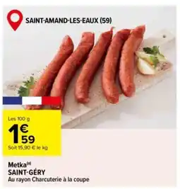 Carrefour SAINT-GÉRY Metka offre