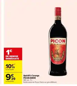 Carrefour PICON BIÈRE Apéritif à l'orange offre