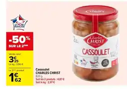 Carrefour CHARLES CHRIST Cassoulet offre