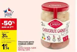 Carrefour CHARLES CHRIST Choucroute garnie offre