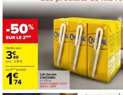 Carrefour CHOCOMEL Lait chocolat offre