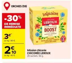 Carrefour CHICORÉE LEROUX Infusion chicorée offre