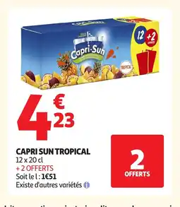 Auchan CAPRI SUN Tropical offre