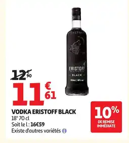 Auchan ERISTOFF BLACK Vodka offre