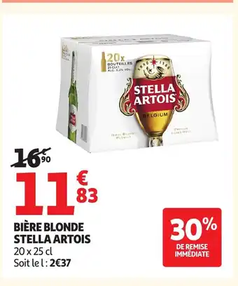 Auchan STELLA ARTOIS Bière blonde offre