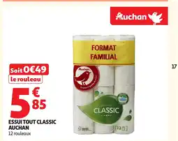 Auchan AUCHAN Essui tout classic offre