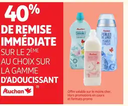 Auchan AUCHAN Sur la gamme d'adoucissant offre