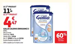 Auchan Gallia calisma croissance 3 offre