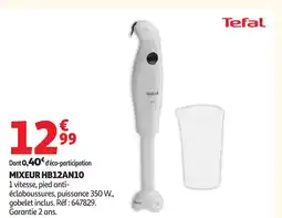 Auchan TEFAL Mixeur HB12AN10 1 offre